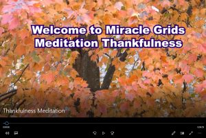 Thankfulness video meditation